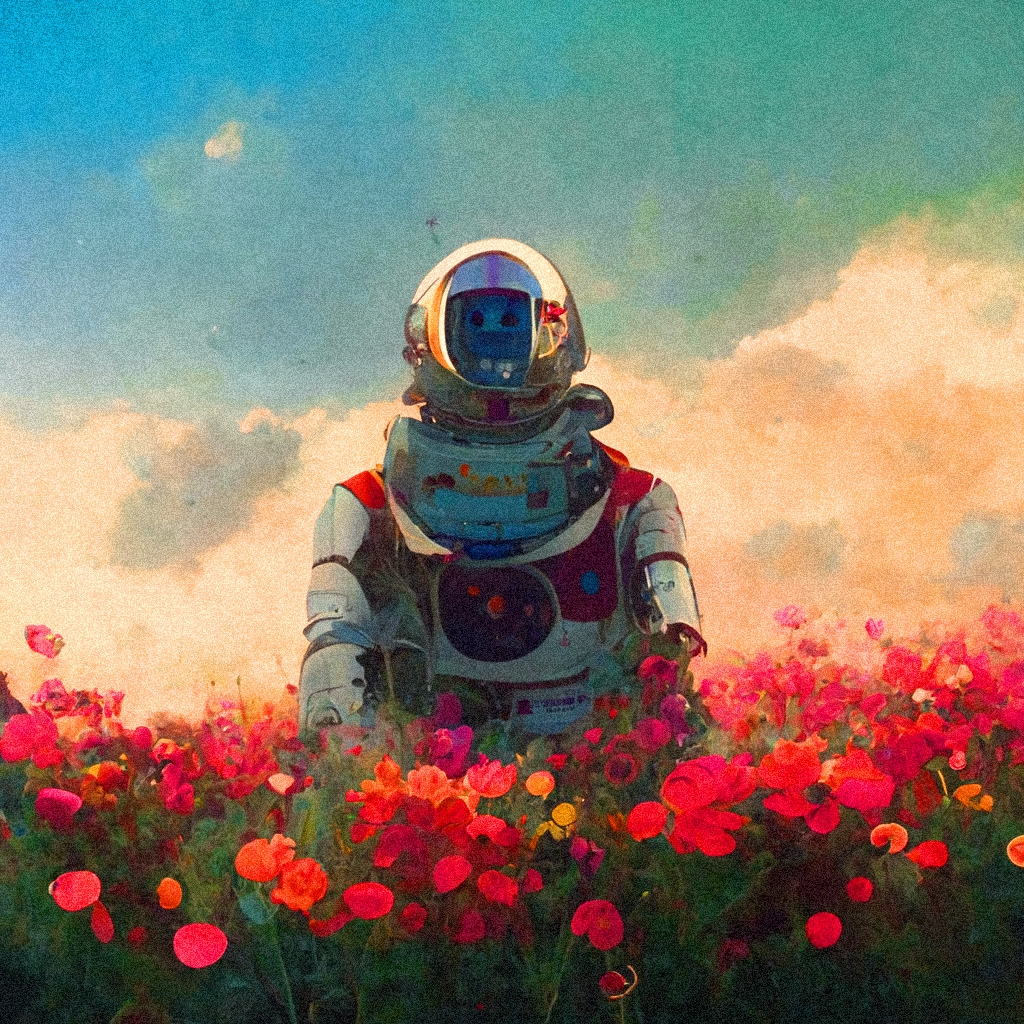 Flower Astronaut | Exchange.art | Exchange.art